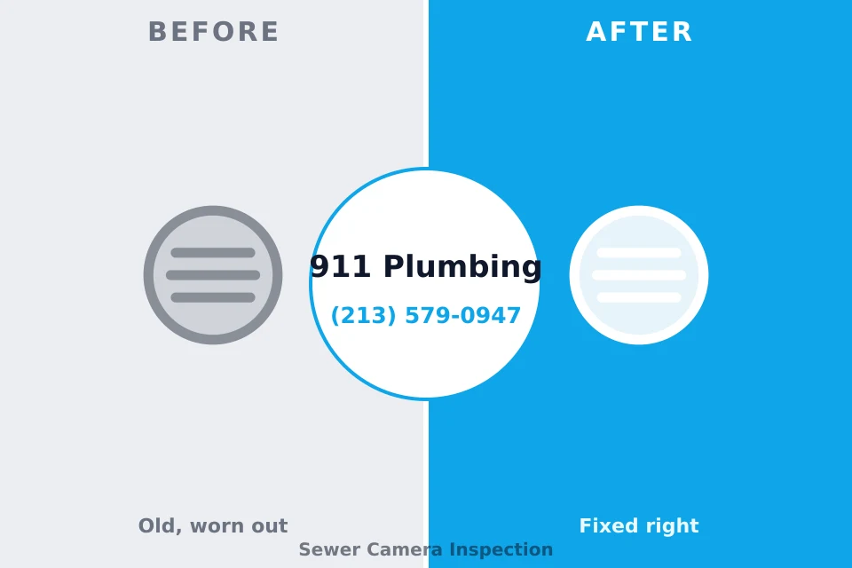 Before and after: plumbing company Shenandoah, PA
